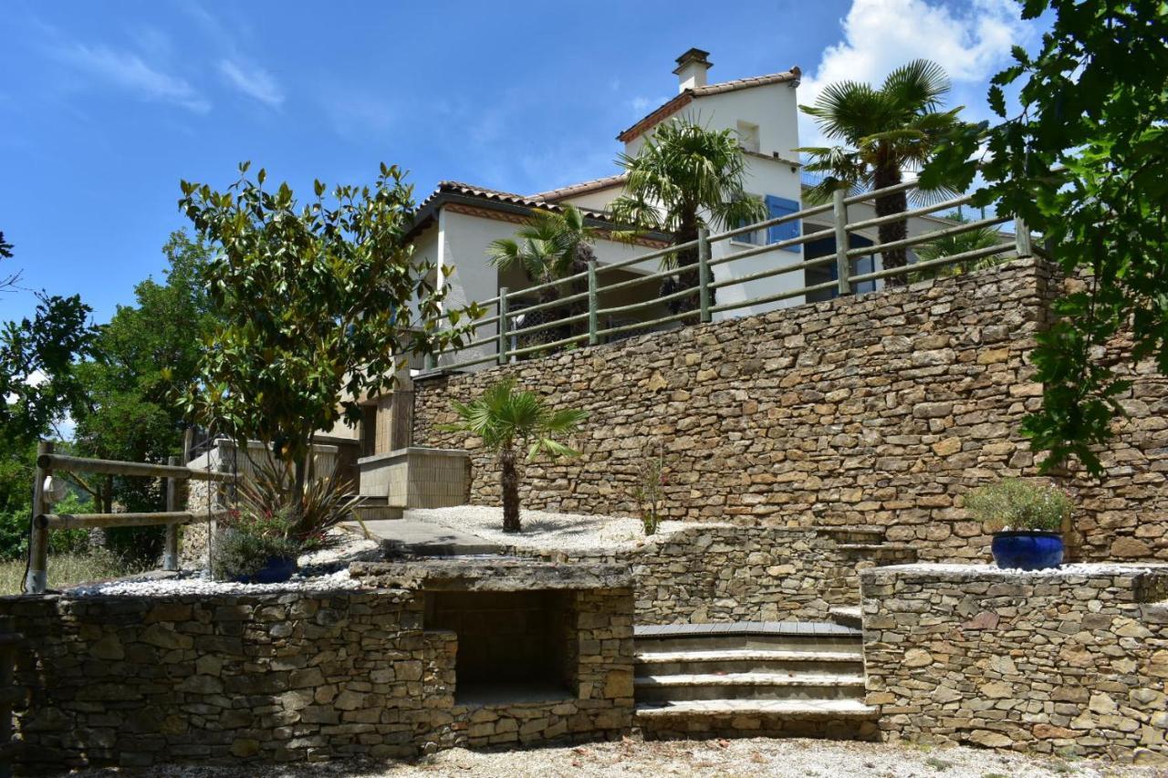 Вилла Les Palmiers Des Causses Saint-Rome-de-Tarn Экстерьер фото